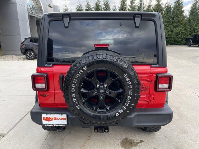 used 2021 Jeep Wrangler car, priced at $30,802