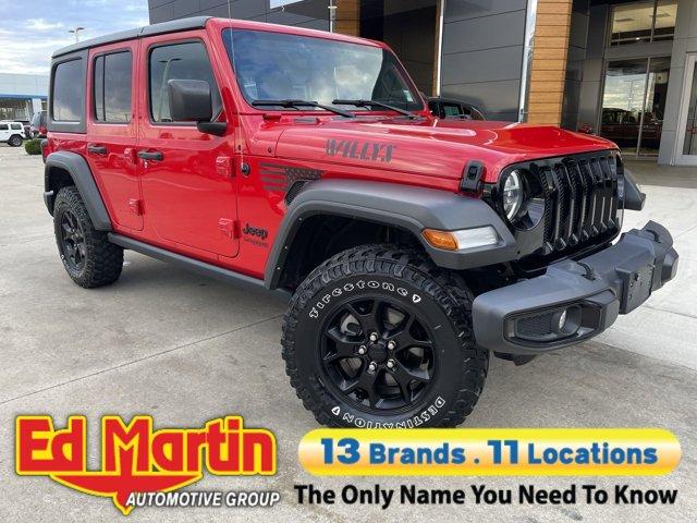 used 2021 Jeep Wrangler car, priced at $30,802