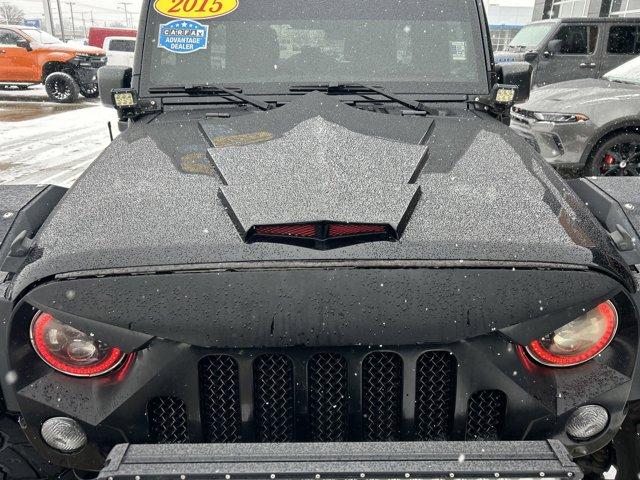 used 2015 Jeep Wrangler Unlimited car, priced at $22,391