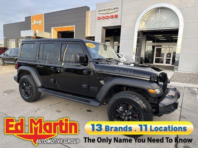 used 2021 Jeep Wrangler car, priced at $31,973