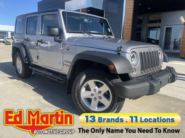 used 2017 Jeep Wrangler Unlimited car, priced at $20,488