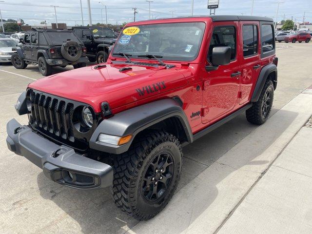 used 2021 Jeep Wrangler car, priced at $27,559