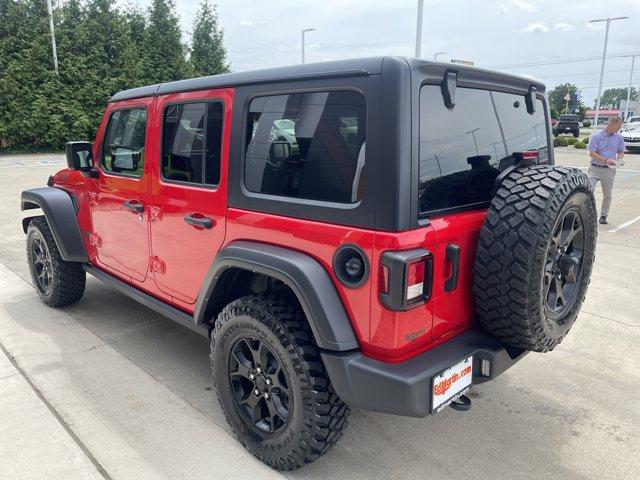 used 2021 Jeep Wrangler car, priced at $27,559