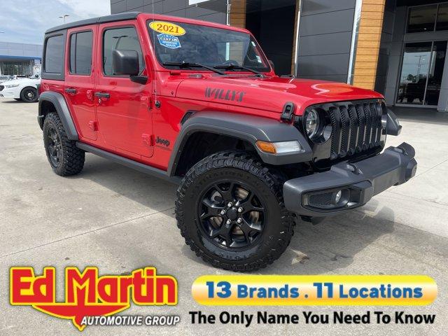 used 2021 Jeep Wrangler car, priced at $27,774