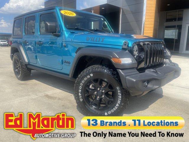 used 2020 Jeep Wrangler Unlimited car, priced at $29,799