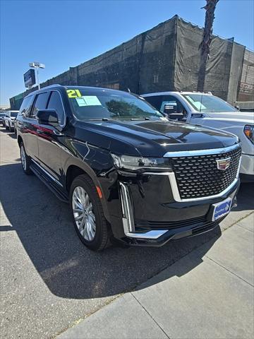 used 2021 Cadillac Escalade ESV car, priced at $58,988