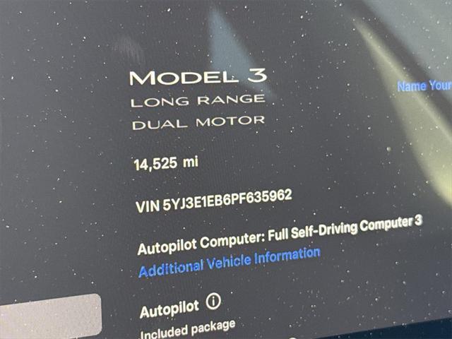 used 2023 Tesla Model 3 car, priced at $28,397