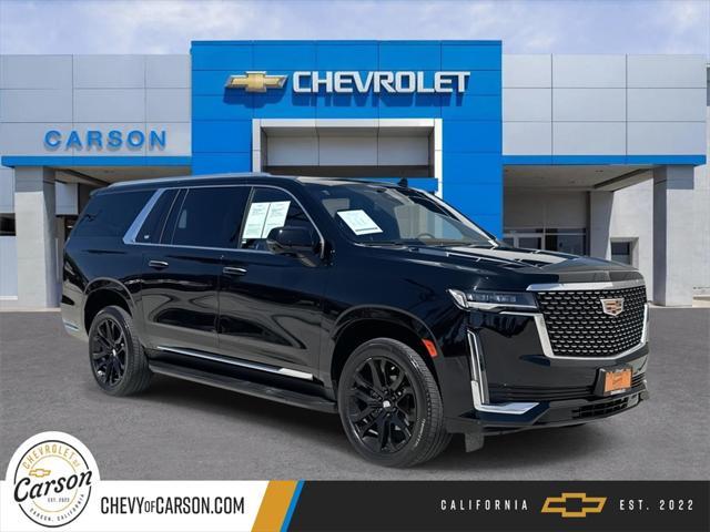 used 2023 Cadillac Escalade ESV car, priced at $72,998