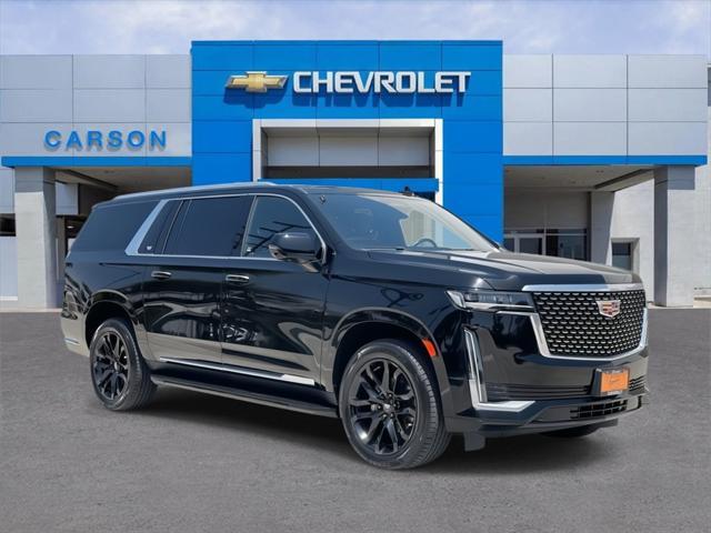 used 2023 Cadillac Escalade ESV car, priced at $73,500