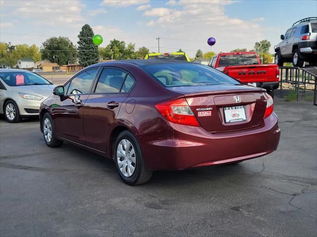 used 2012 Honda Civic car, priced at $9,995