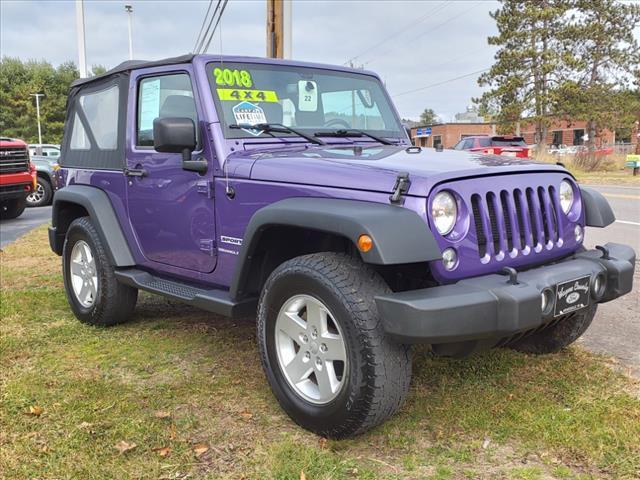 used 2018 Jeep Wrangler JK car, priced at $18,995