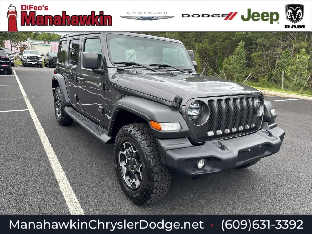 used 2021 Jeep Wrangler Unlimited car, priced at $25,772