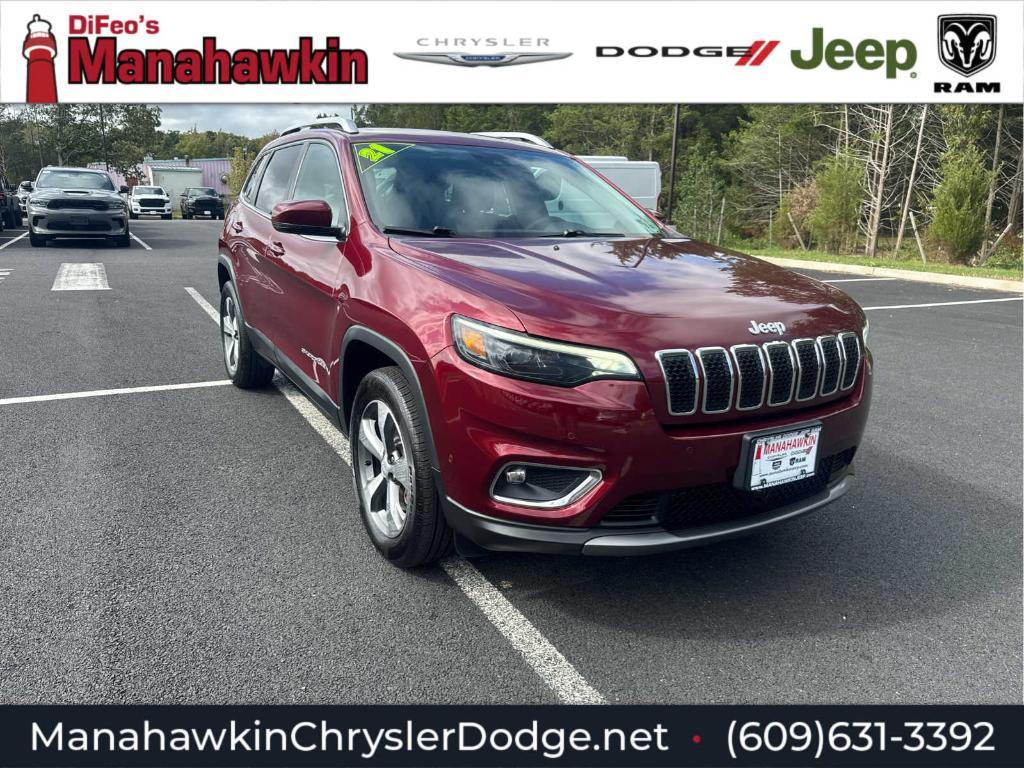 used 2021 Jeep Cherokee car, priced at $21,972