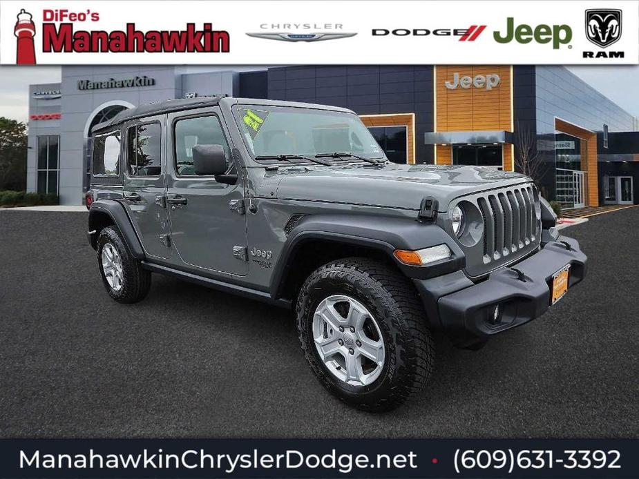 used 2021 Jeep Wrangler Unlimited car, priced at $26,972