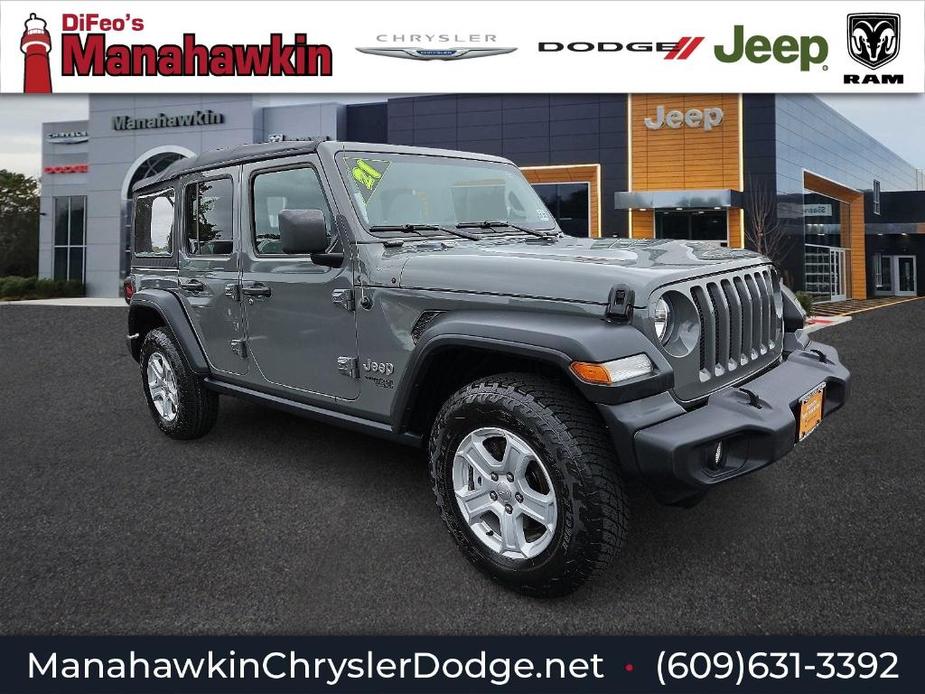 used 2021 Jeep Wrangler Unlimited car, priced at $29,472