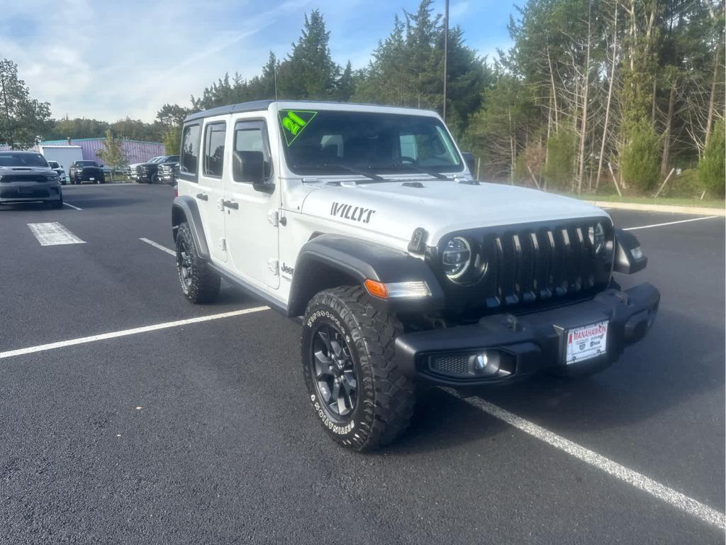used 2021 Jeep Wrangler Unlimited car, priced at $25,972