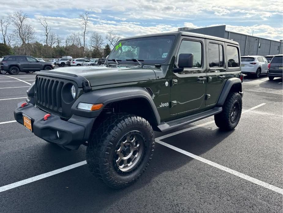 used 2021 Jeep Wrangler Unlimited car, priced at $31,472