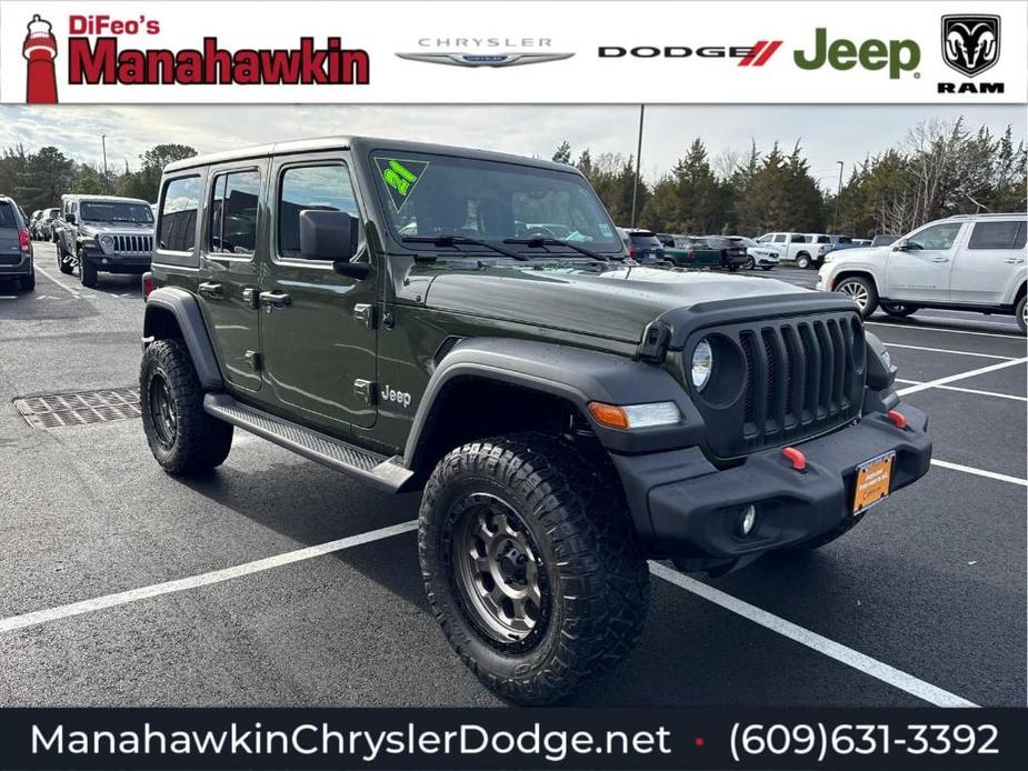 used 2021 Jeep Wrangler Unlimited car, priced at $31,472