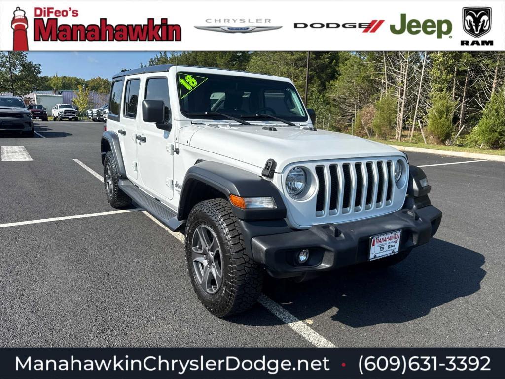 used 2018 Jeep Wrangler Unlimited car, priced at $22,472