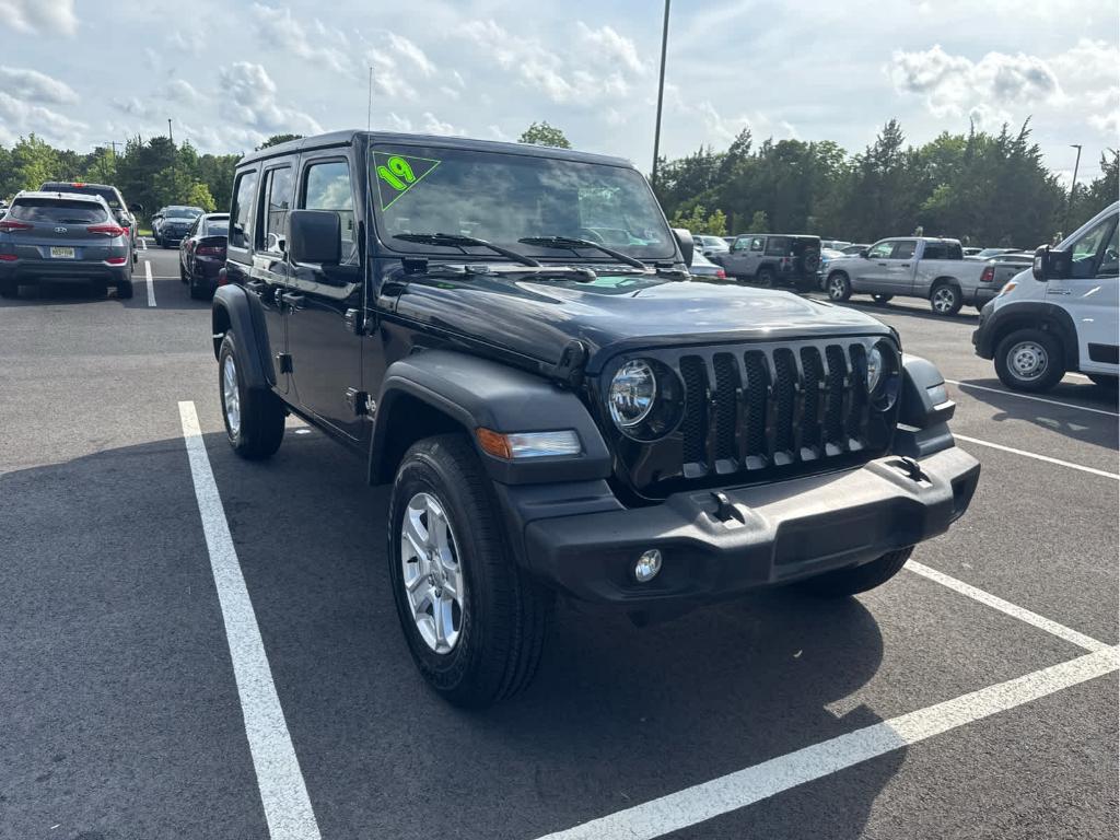 used 2019 Jeep Wrangler Unlimited car, priced at $23,872