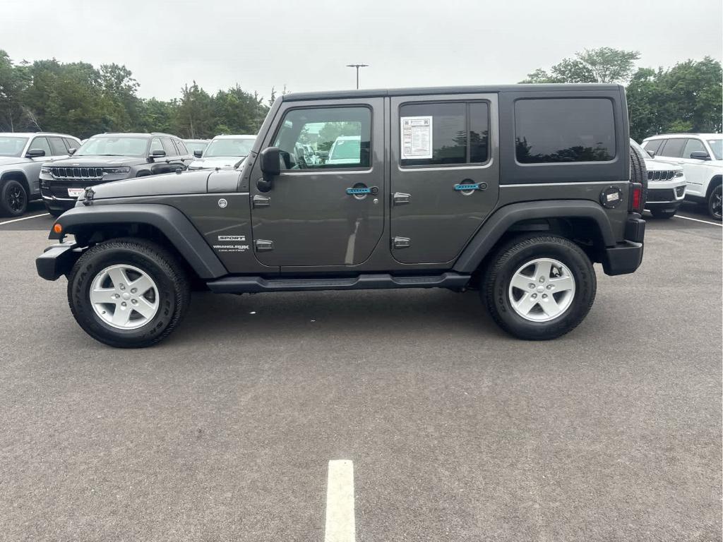 used 2018 Jeep Wrangler JK Unlimited car, priced at $21,472