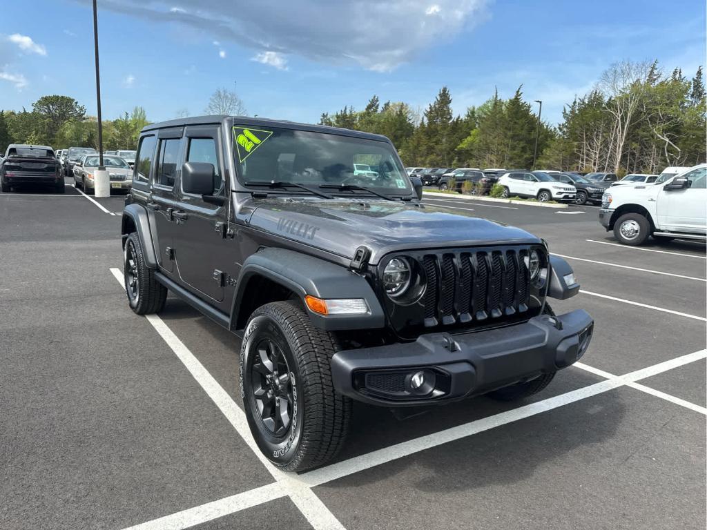 used 2021 Jeep Wrangler Unlimited car, priced at $32,472