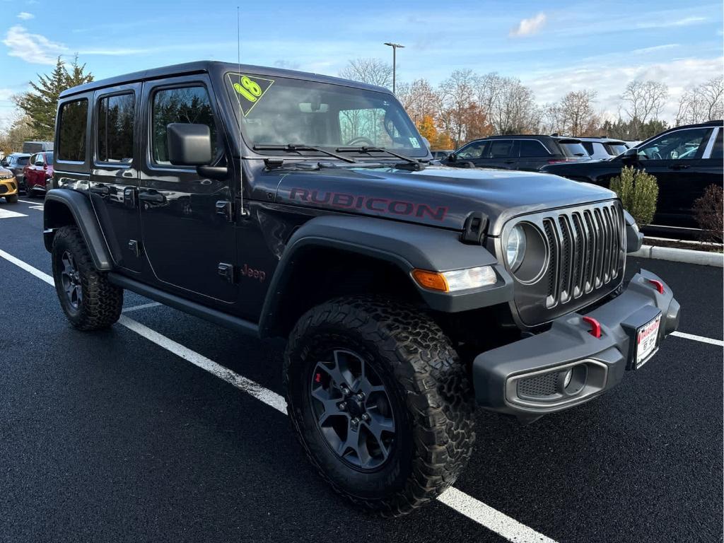 used 2018 Jeep Wrangler Unlimited car, priced at $27,972