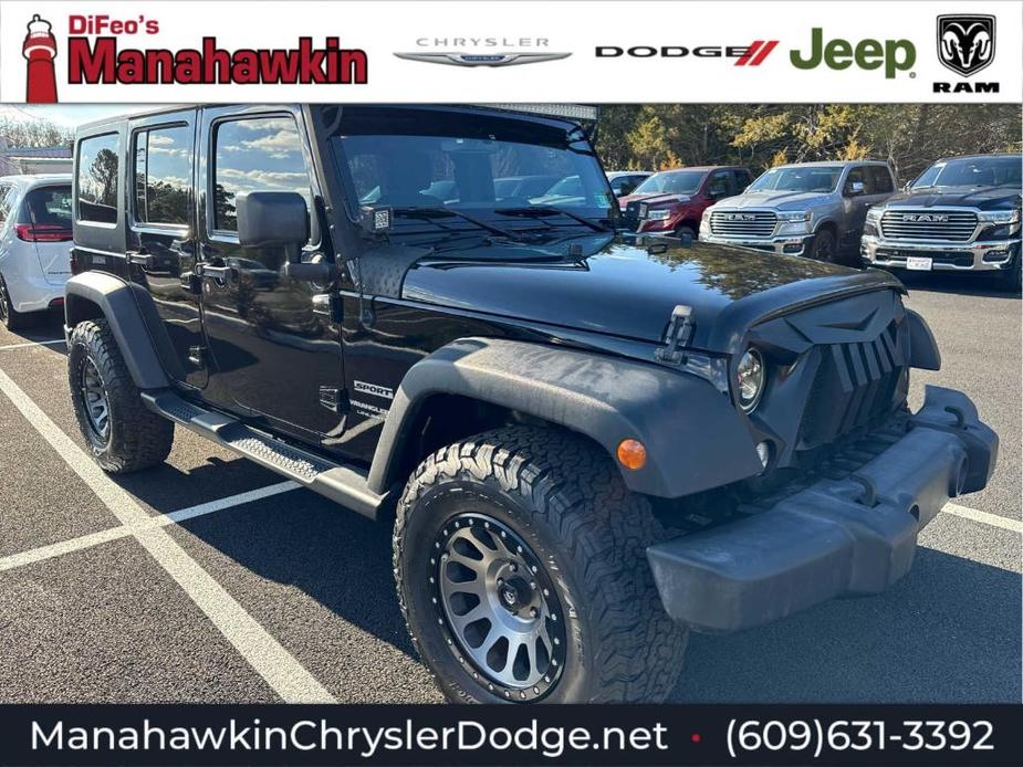 used 2018 Jeep Wrangler JK Unlimited car, priced at $21,972