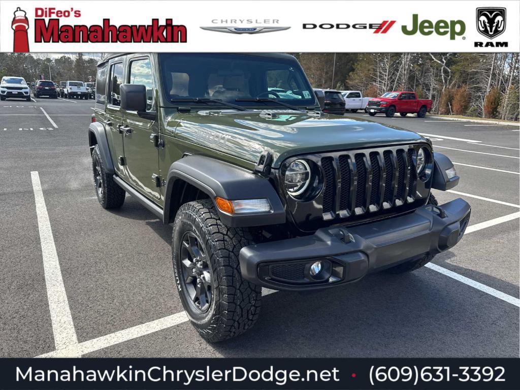 used 2021 Jeep Wrangler Unlimited car, priced at $29,372