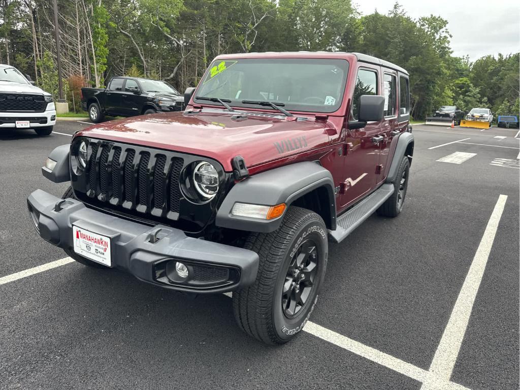 used 2022 Jeep Wrangler Unlimited car, priced at $33,672