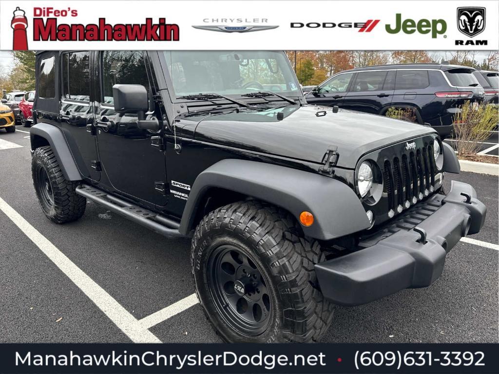 used 2017 Jeep Wrangler Unlimited car, priced at $24,972