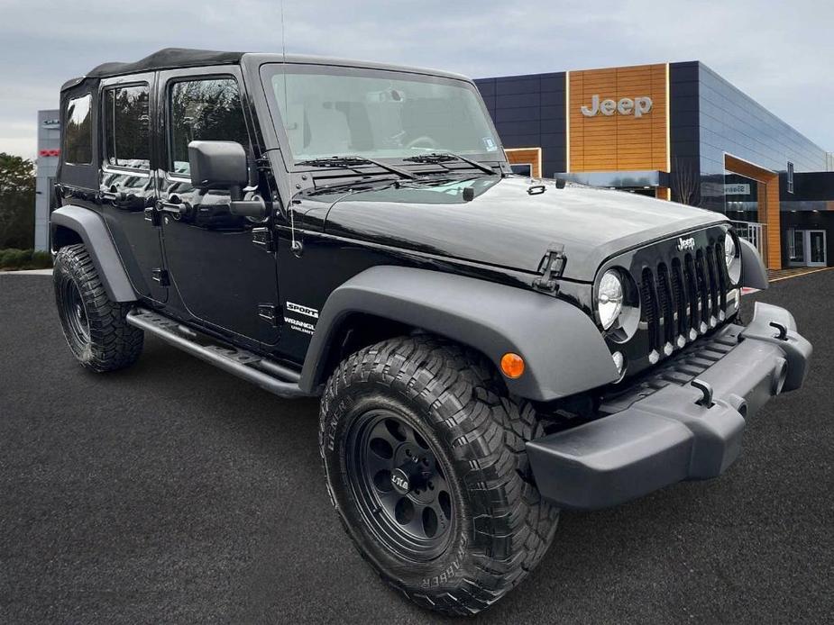 used 2017 Jeep Wrangler Unlimited car, priced at $26,972