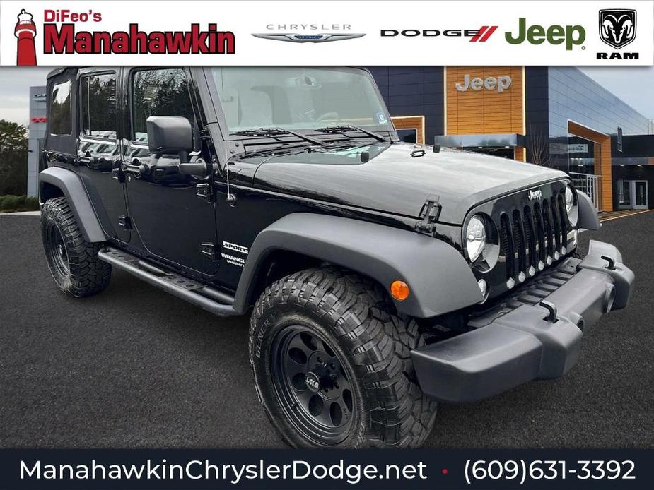 used 2017 Jeep Wrangler Unlimited car, priced at $26,972