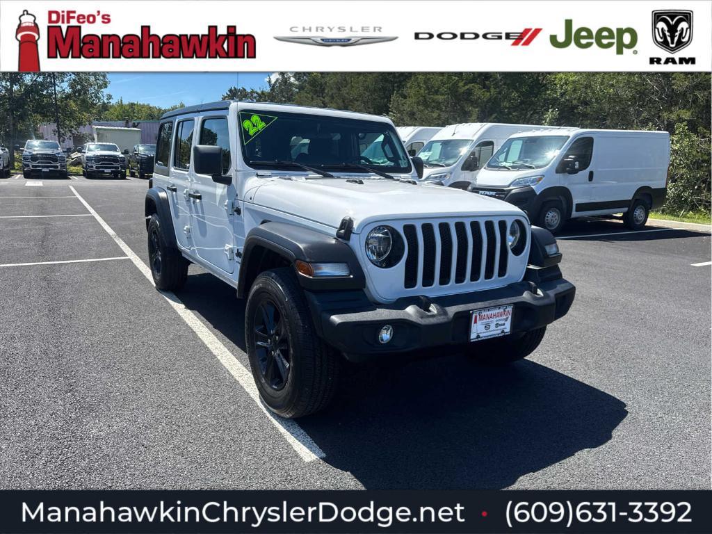 used 2022 Jeep Wrangler Unlimited car, priced at $43,935
