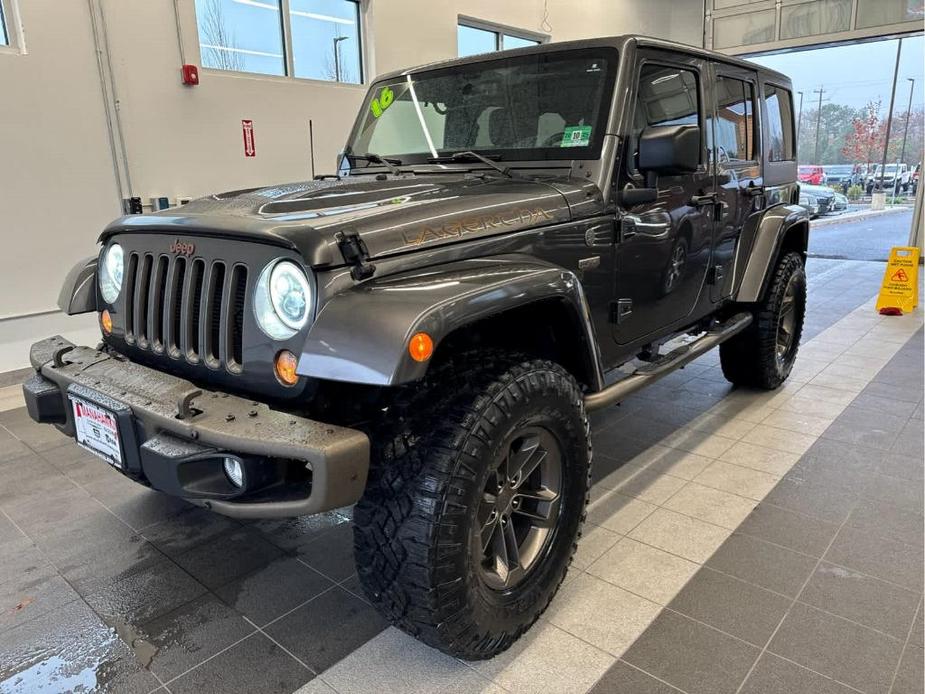 used 2016 Jeep Wrangler Unlimited car, priced at $23,972