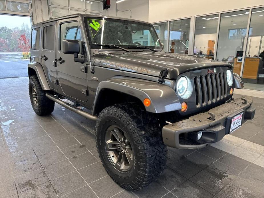 used 2016 Jeep Wrangler Unlimited car, priced at $23,972