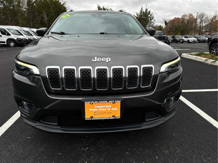 used 2021 Jeep Cherokee car, priced at $20,972