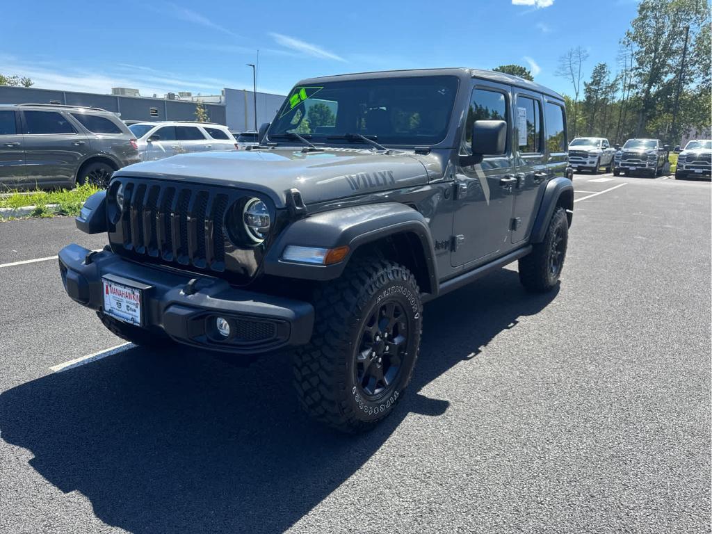 used 2021 Jeep Wrangler Unlimited car, priced at $31,972