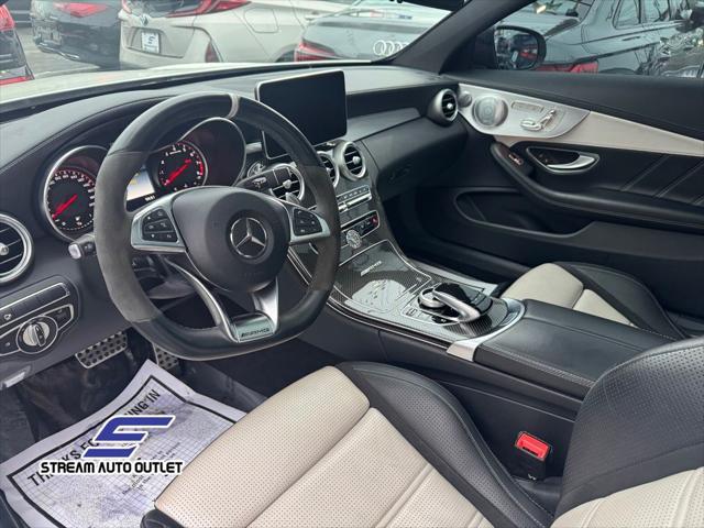 used 2018 Mercedes-Benz AMG C 63 car, priced at $48,990