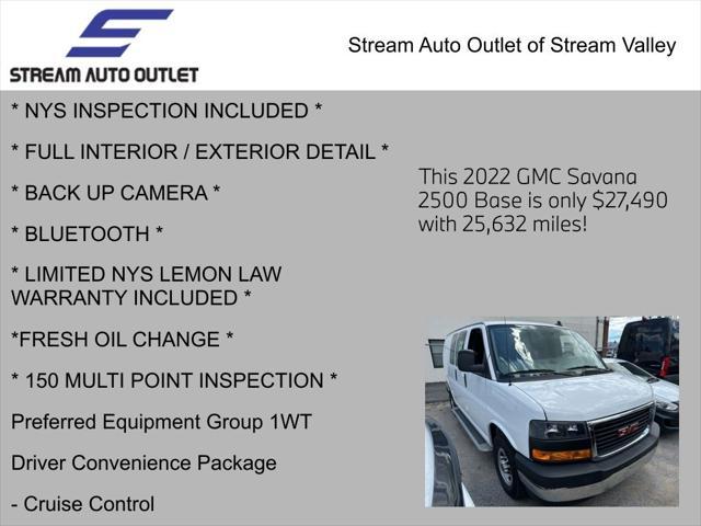 used 2022 GMC Savana 2500 car, priced at $27,490