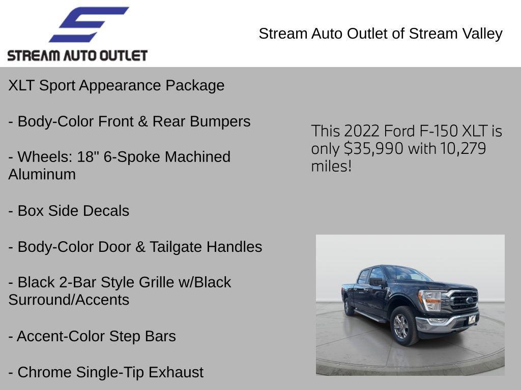 used 2022 Ford F-150 car, priced at $39,985