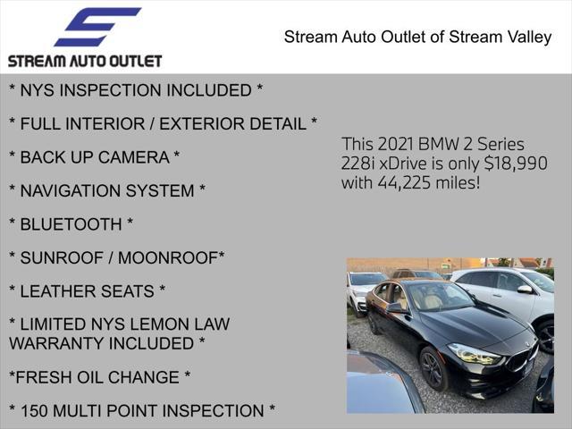 used 2021 BMW 228 Gran Coupe car, priced at $18,990