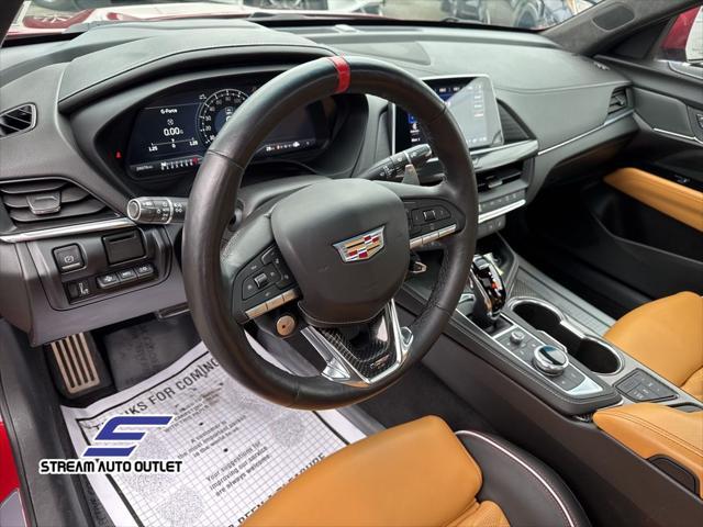 used 2022 Cadillac CT4-V car, priced at $51,990