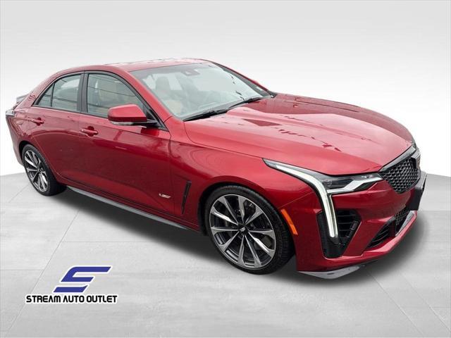 used 2022 Cadillac CT4-V car, priced at $51,990