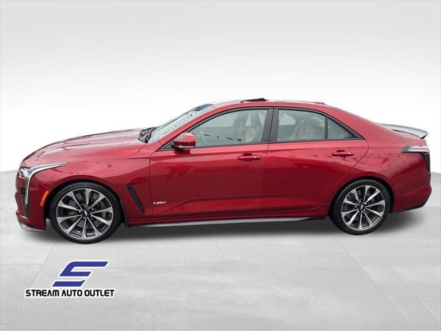 used 2022 Cadillac CT4-V car, priced at $51,990