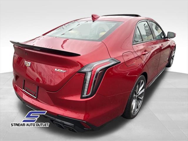 used 2022 Cadillac CT4-V car, priced at $51,990