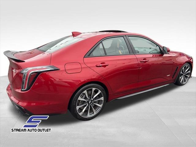 used 2022 Cadillac CT4-V car, priced at $51,990