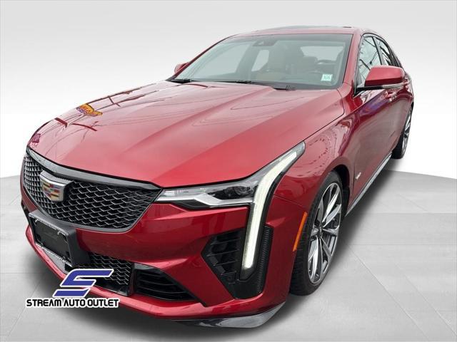 used 2022 Cadillac CT4-V car, priced at $51,990