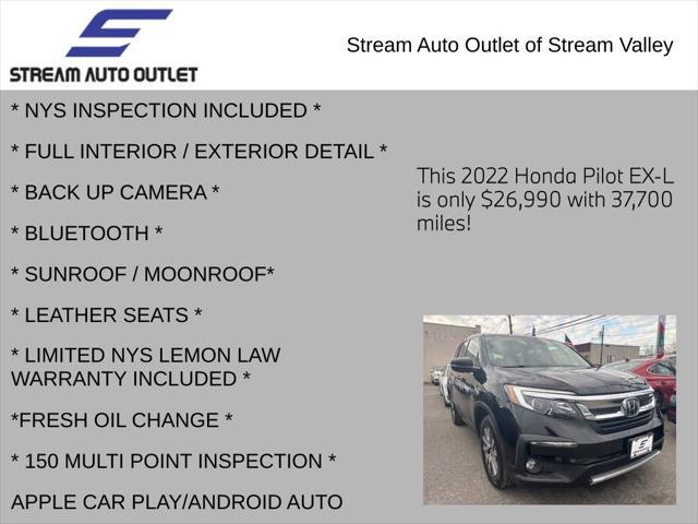 used 2022 Honda Pilot car, priced at $26,990