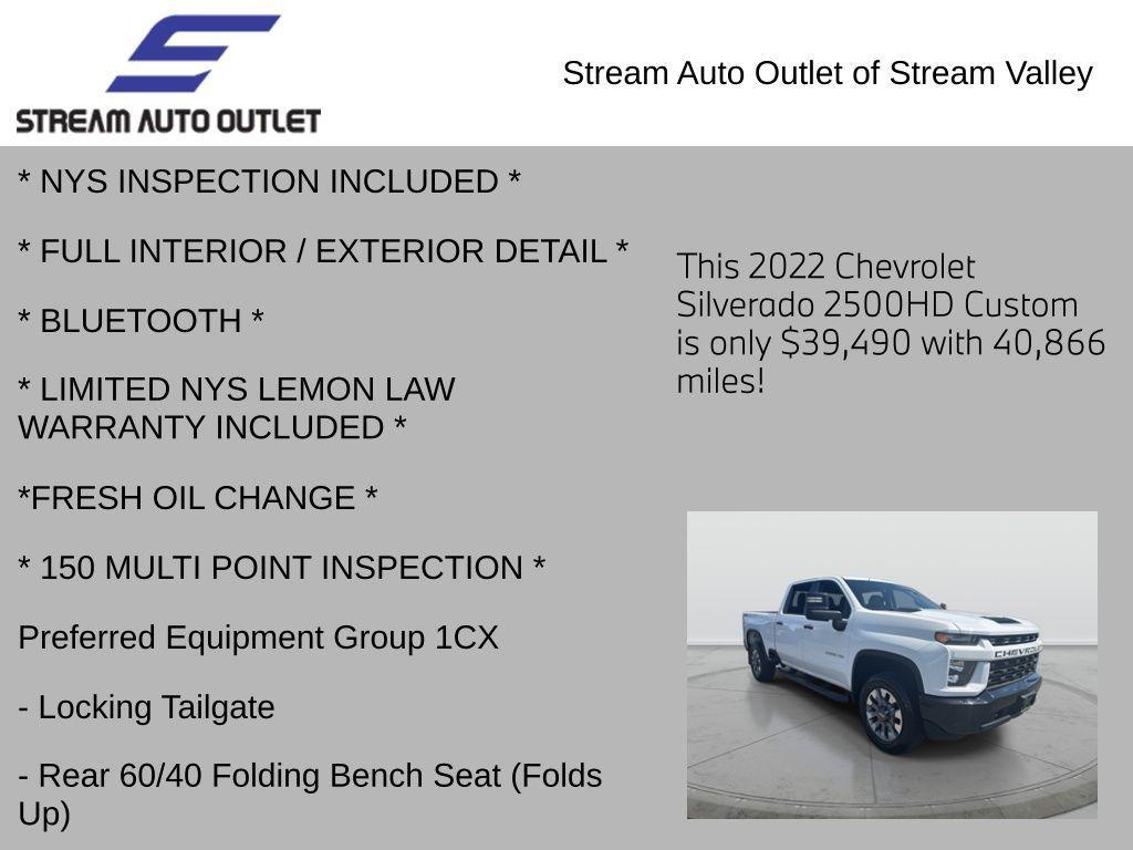 used 2022 Chevrolet Silverado 2500 car, priced at $43,485